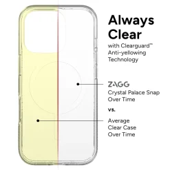 ZAGG Crystal Palace Snap for MagSafe Cell Phone Case Clear Online
